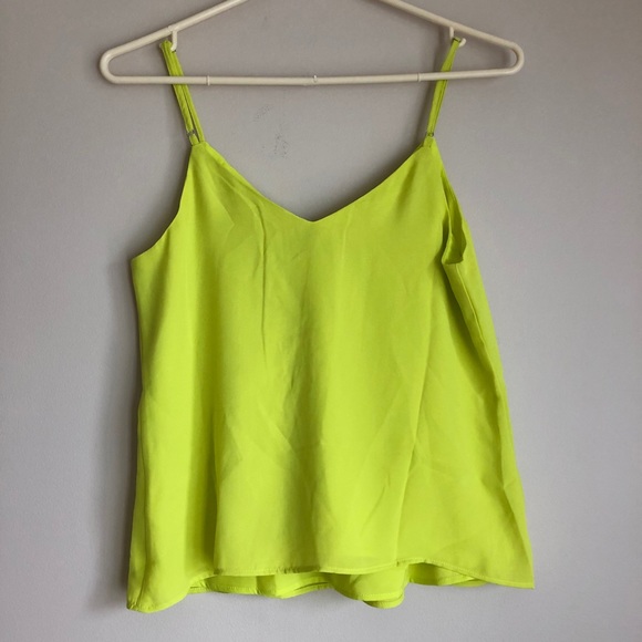 NWT Banana Republic Neon Yellow Tank Top - Picture 4 of 9